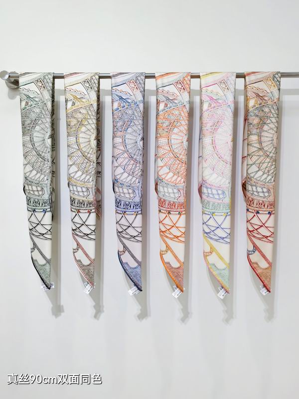 Hermes Silk Scarf 90X90cm E081313